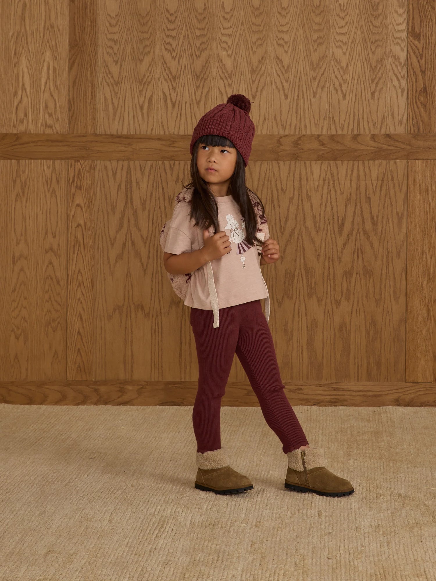 Rylee + Cru Boxy Tee - Poodle