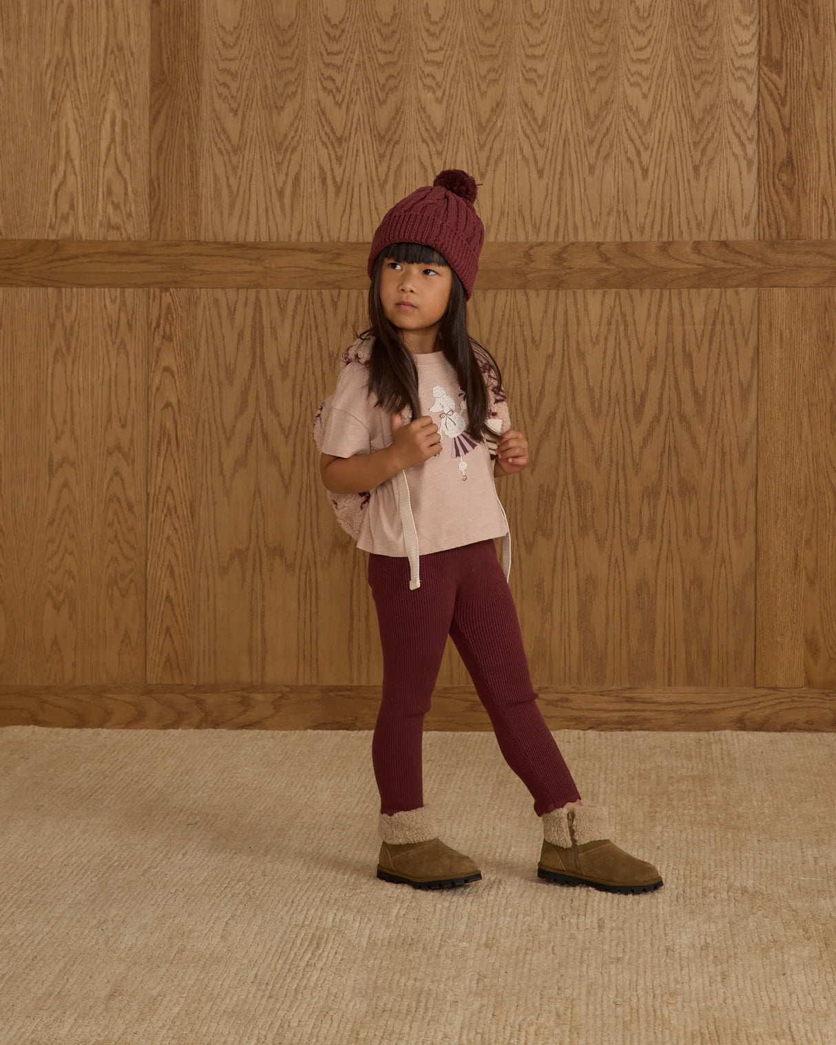 Rylee + Cru Legging - Burgundy