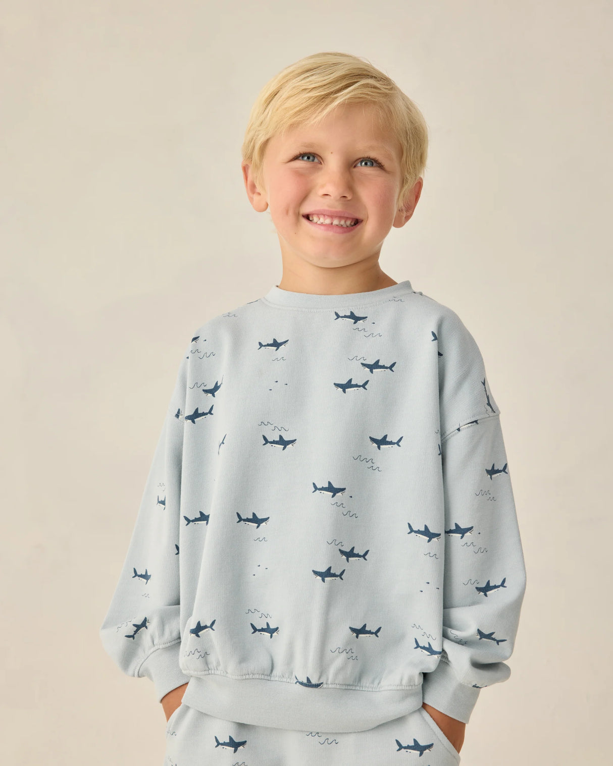 Rylee + Cru Relaxed Sweatshirt - Sharks