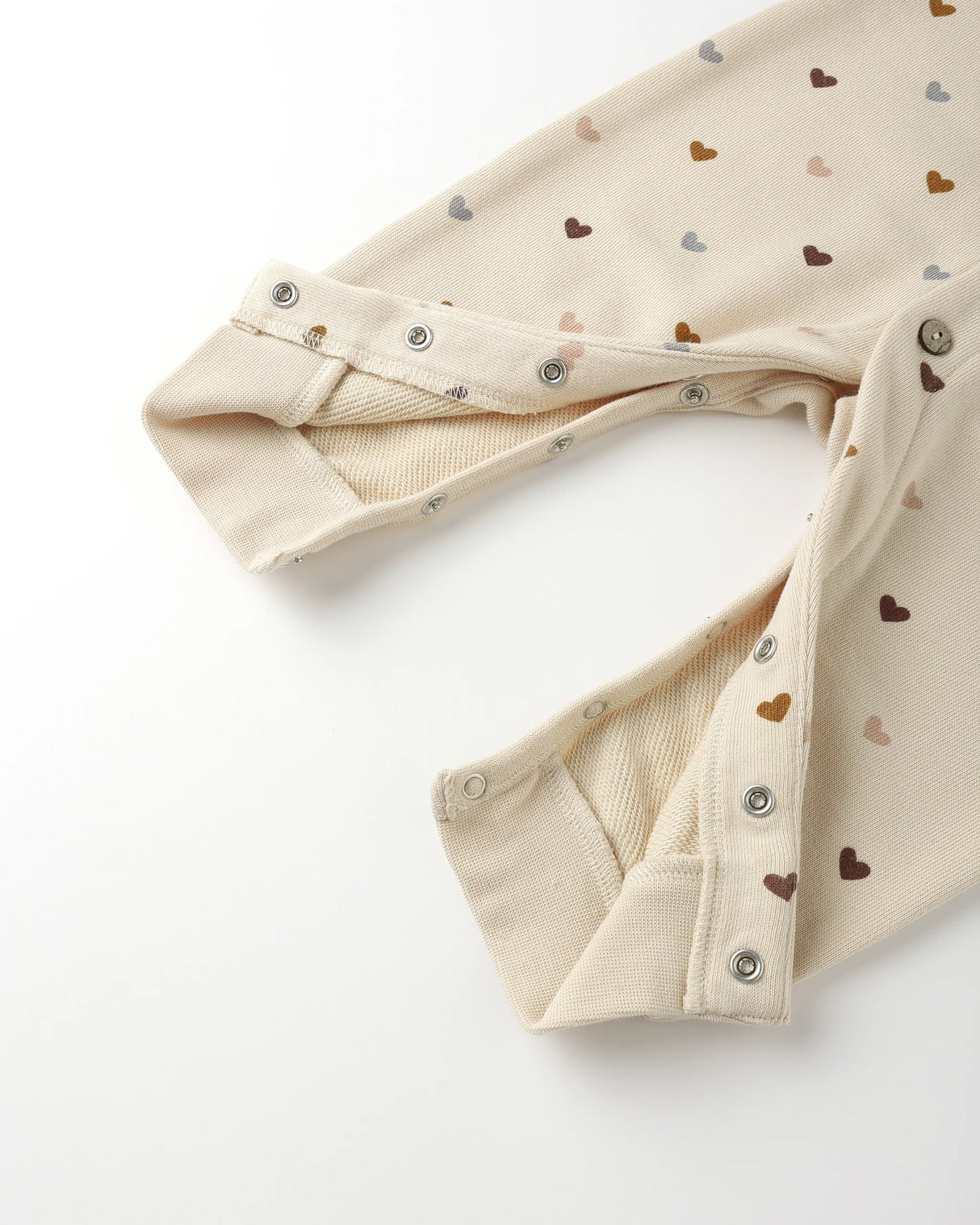 Rylee + Cru Button Down Jumpsuit - Hearts