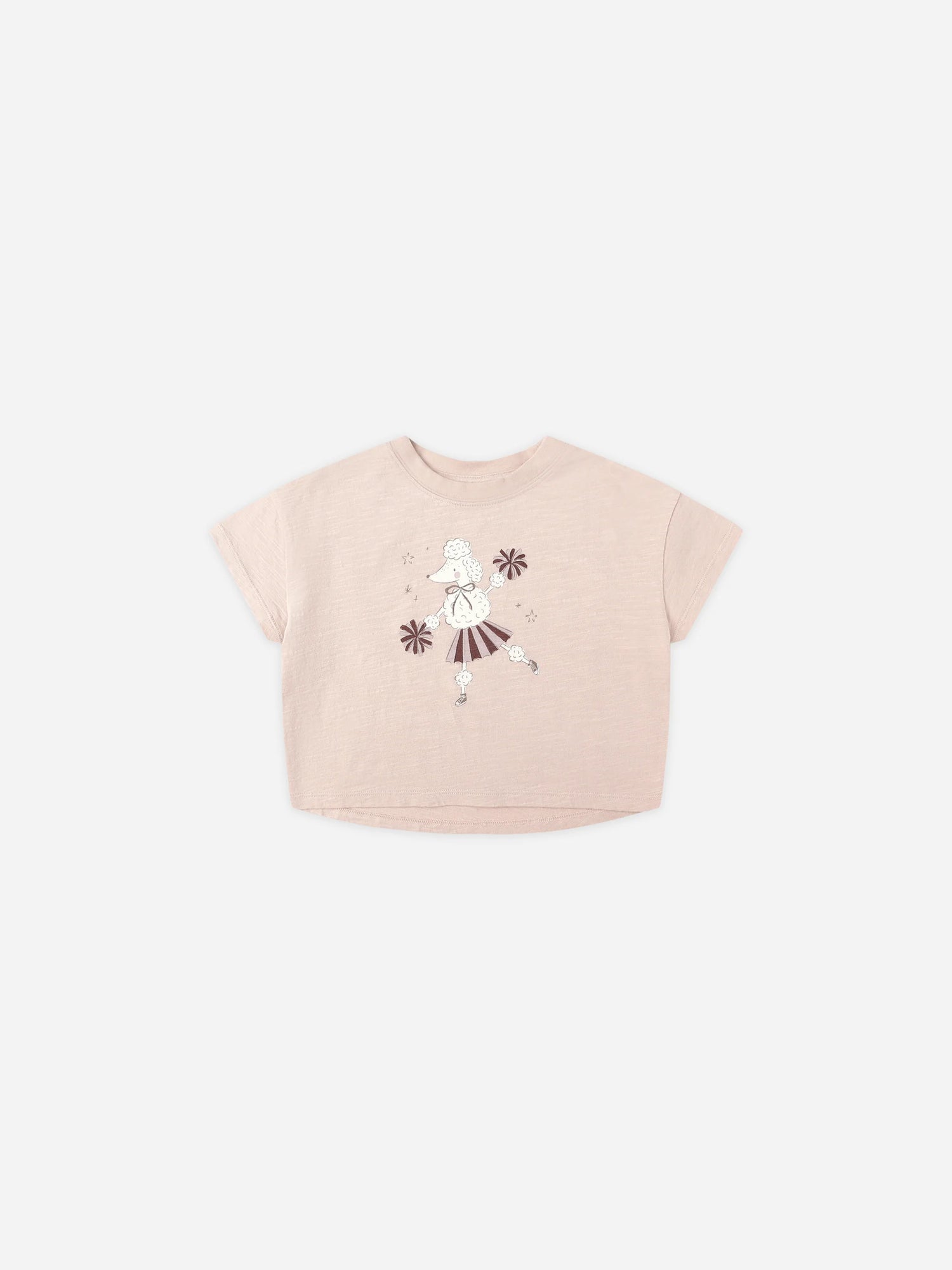 Rylee + Cru Boxy Tee - Poodle
