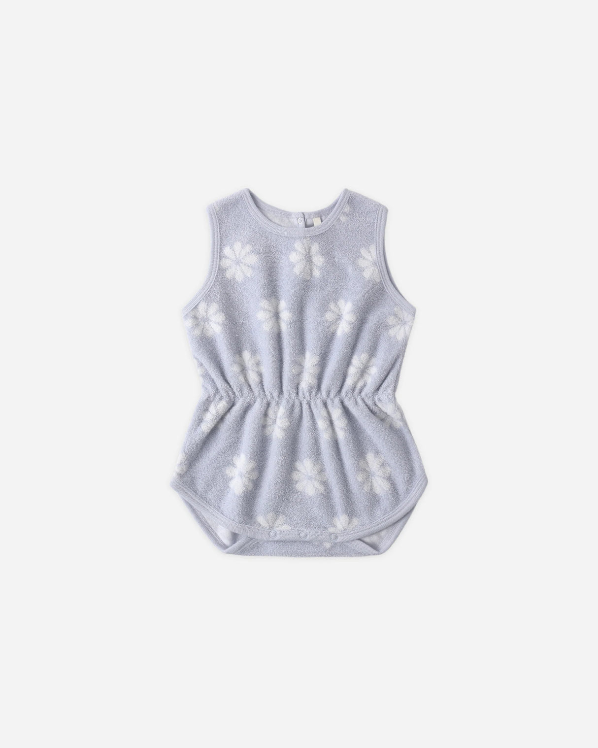 Rylee + Cru Cinch Playsuit - Periwinkle Daisy