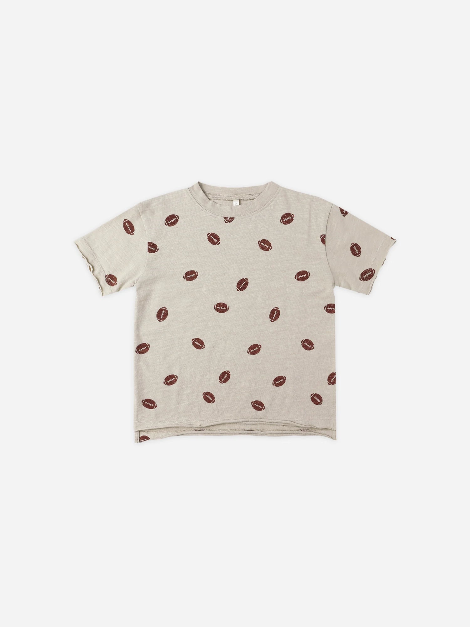 Rylee + Cru Raw Edge Tee - Footballs