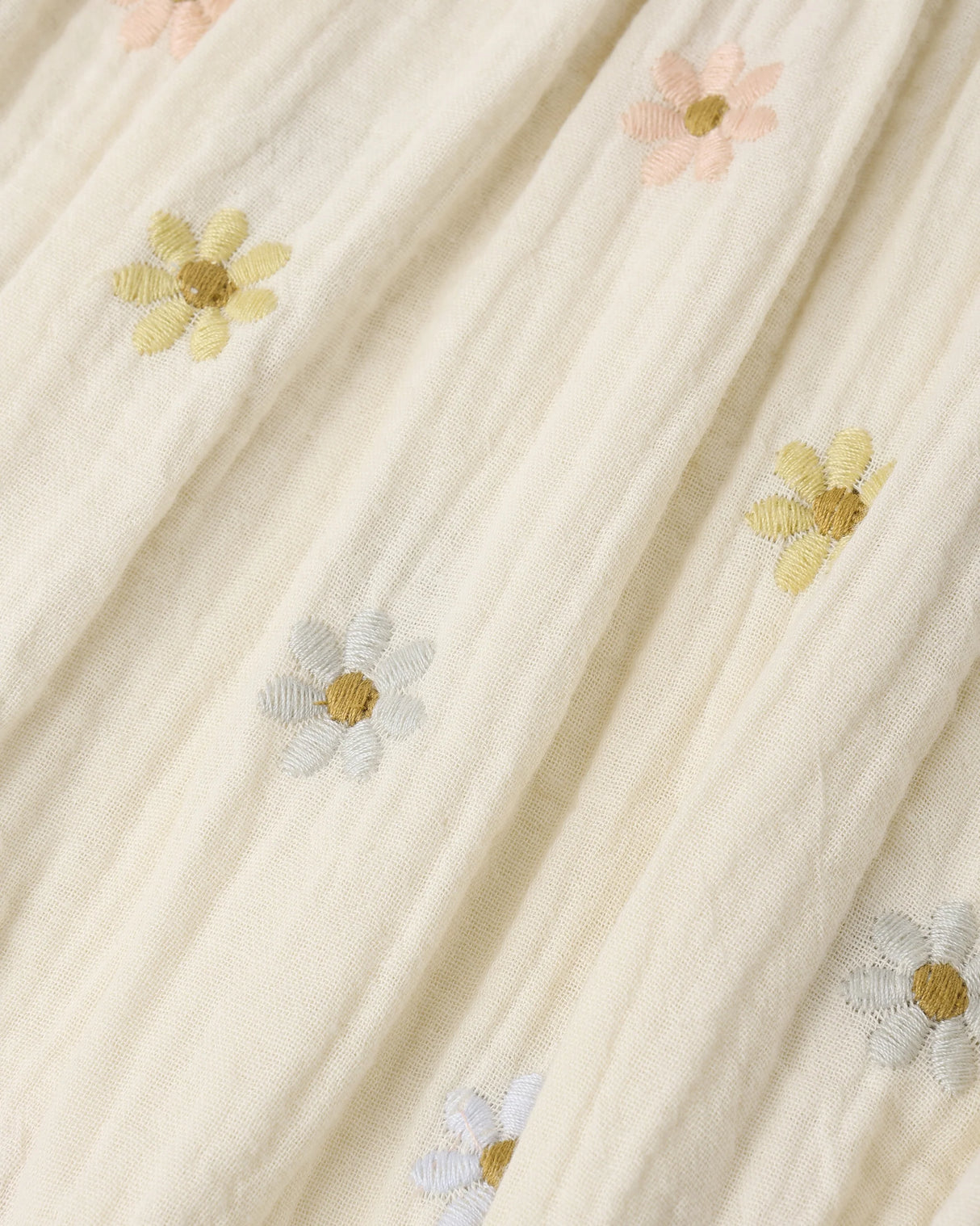 Rylee + Cru Amelia Romper - Embroidered Daisies