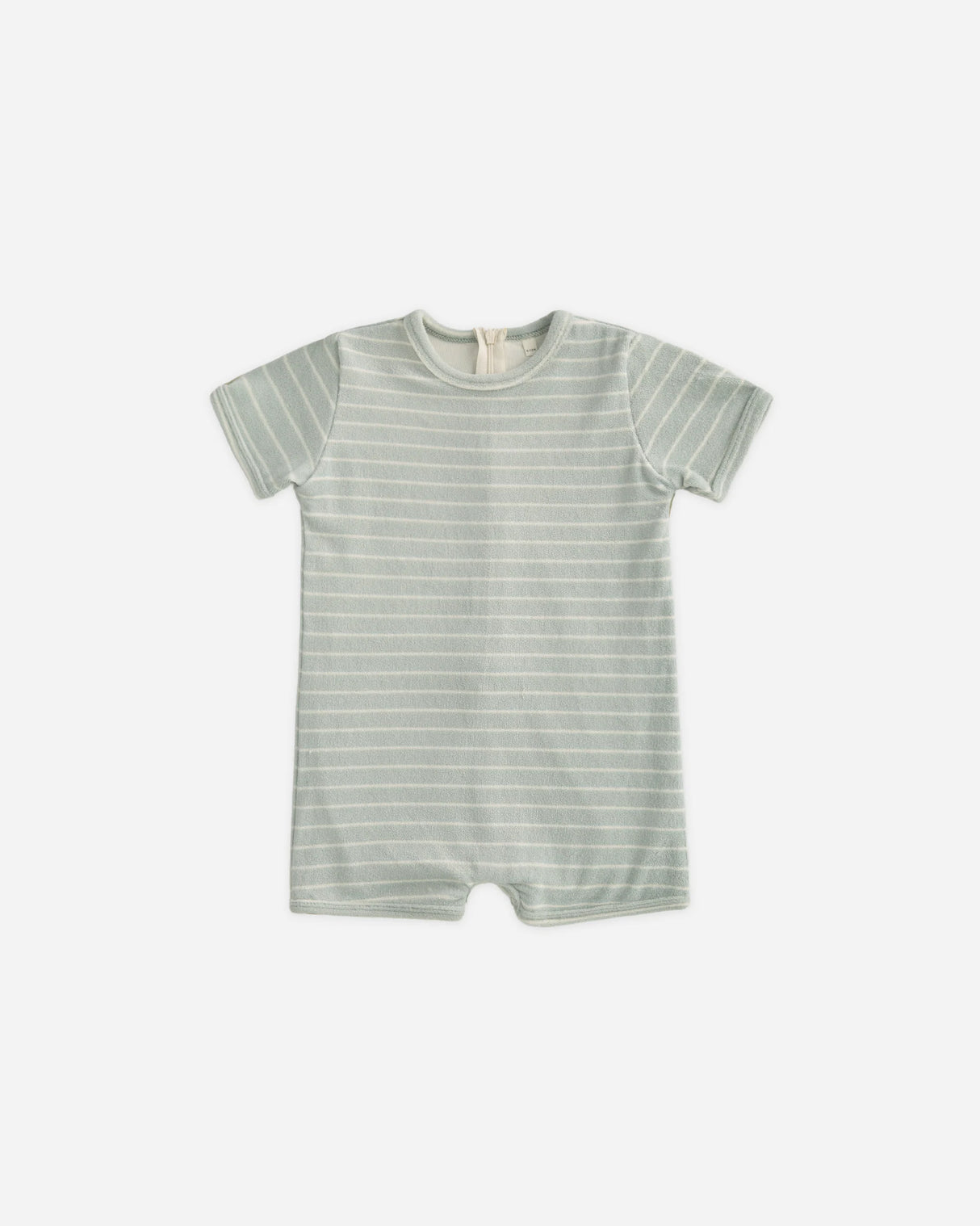 Rylee + Cru Shorty One Piece - Seafoam Stripe