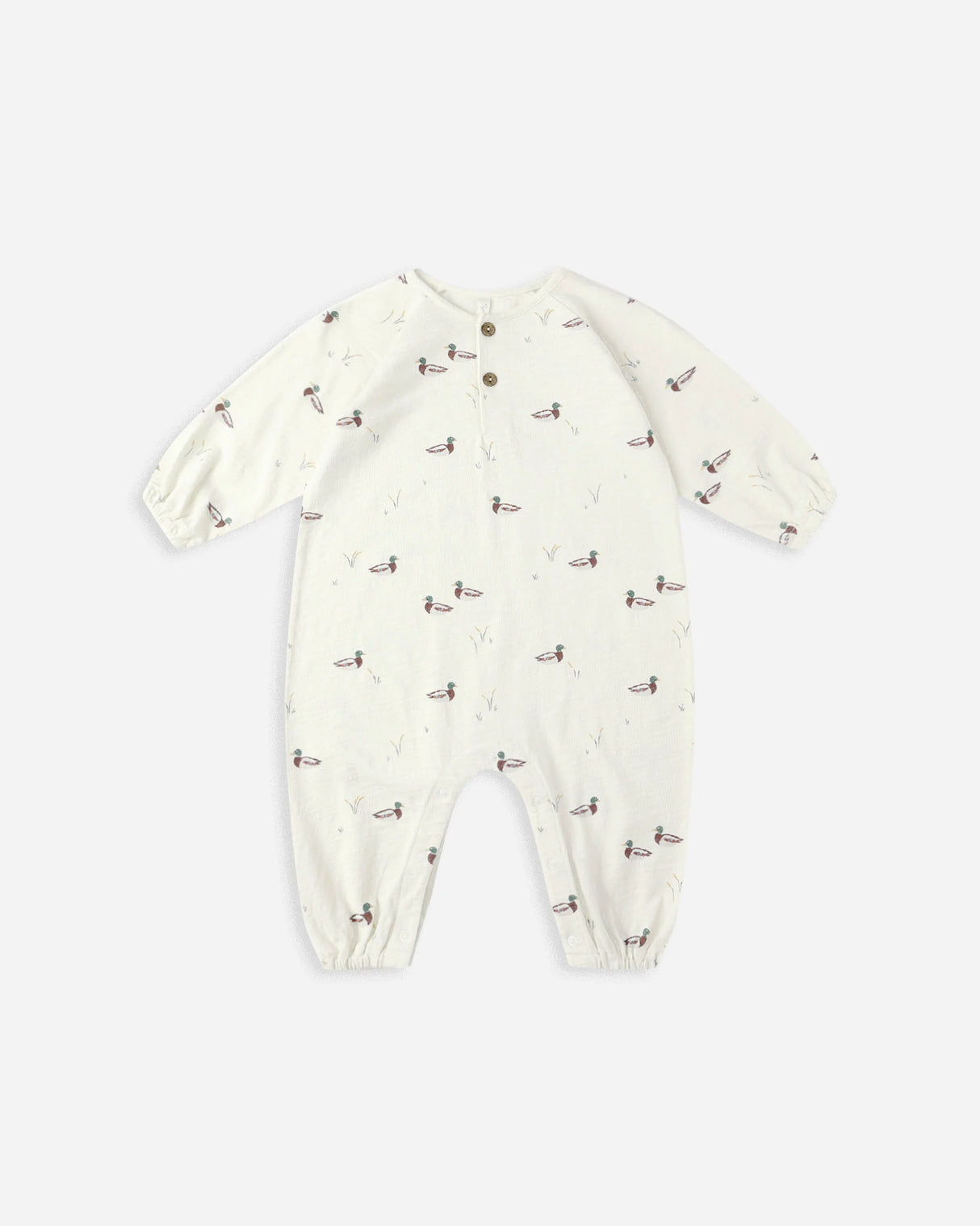 Rylee + Cru Henley Jumpsuit - Ducks