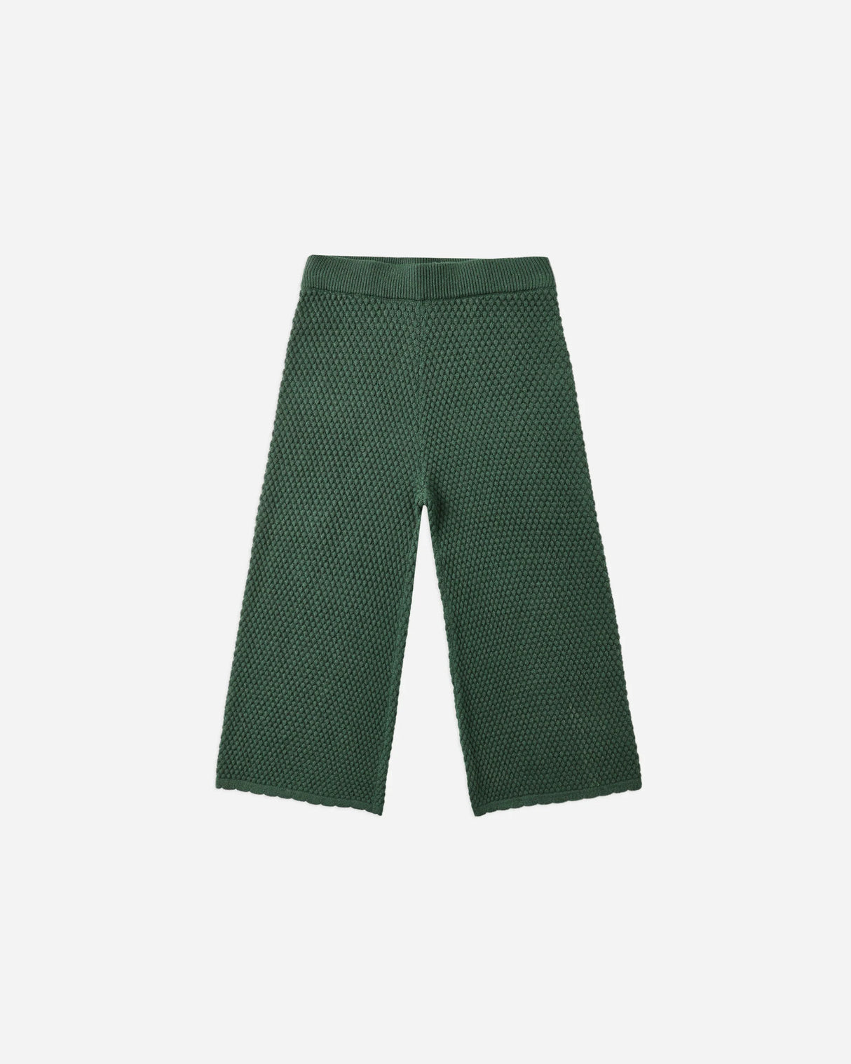 Rylee + Cru Knit Wide Leg Pant - Green