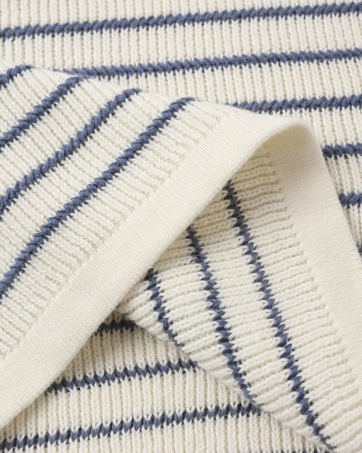 Rylee + Cru Chandler Knit Polo - Marine Stripe