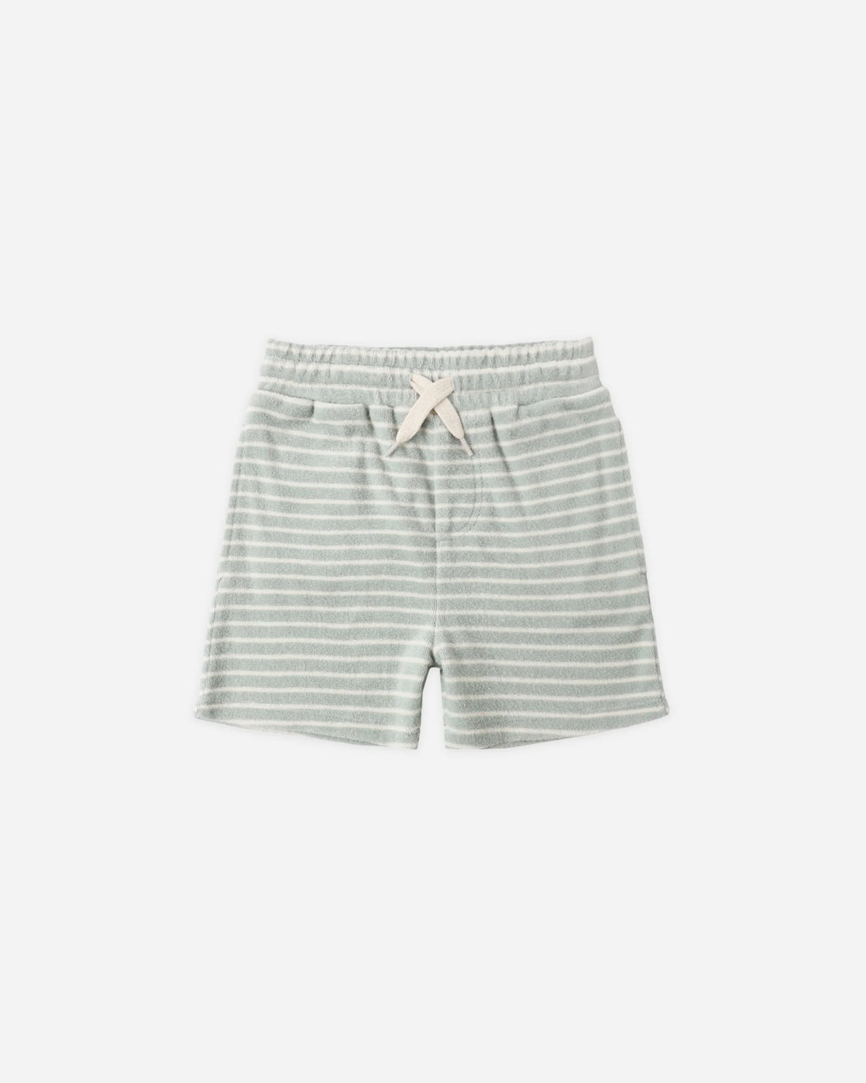 Rylee + Cru Terry Short - Seafoam Stripe