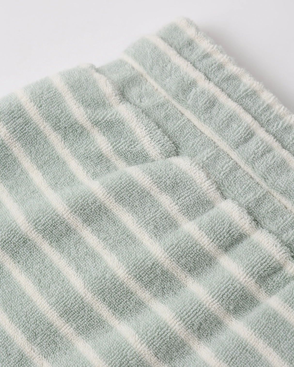 Rylee + Cru Terry Short - Seafoam Stripe