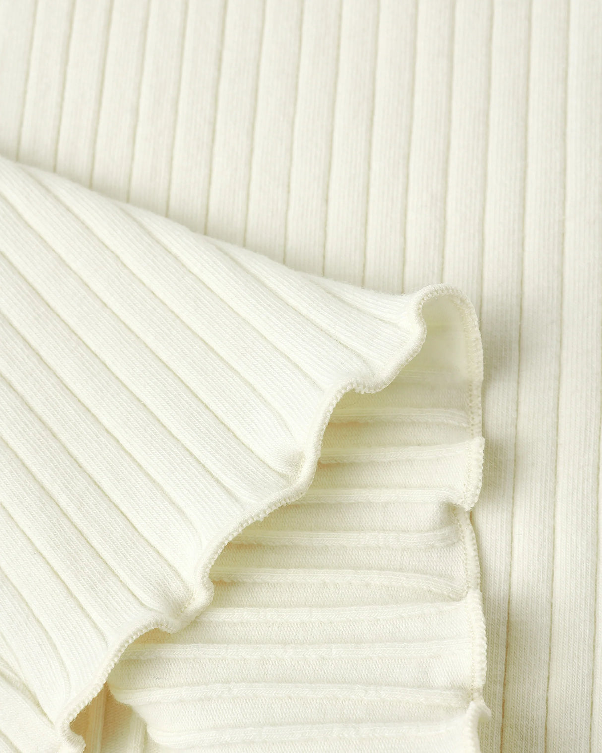 Rylee + Cru Ribbed Long Sleeve - Ivory