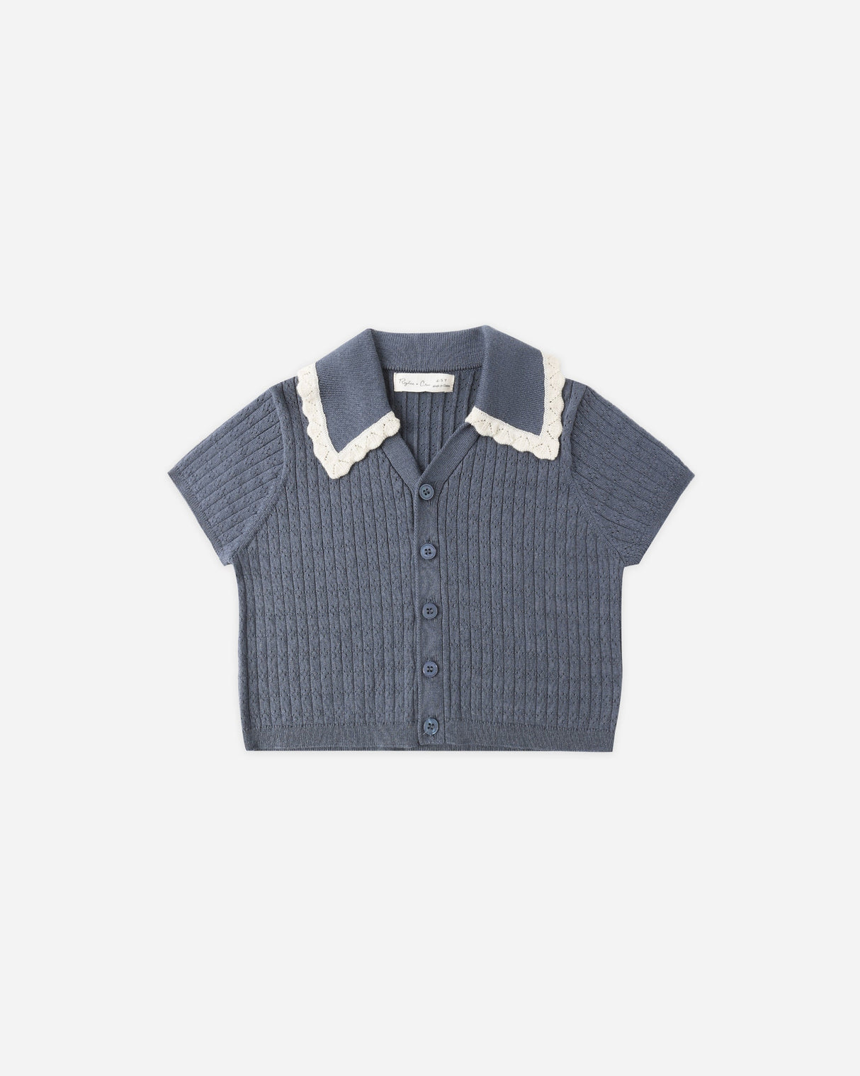 Rylee + Cru Sloane Knit Top - Marine