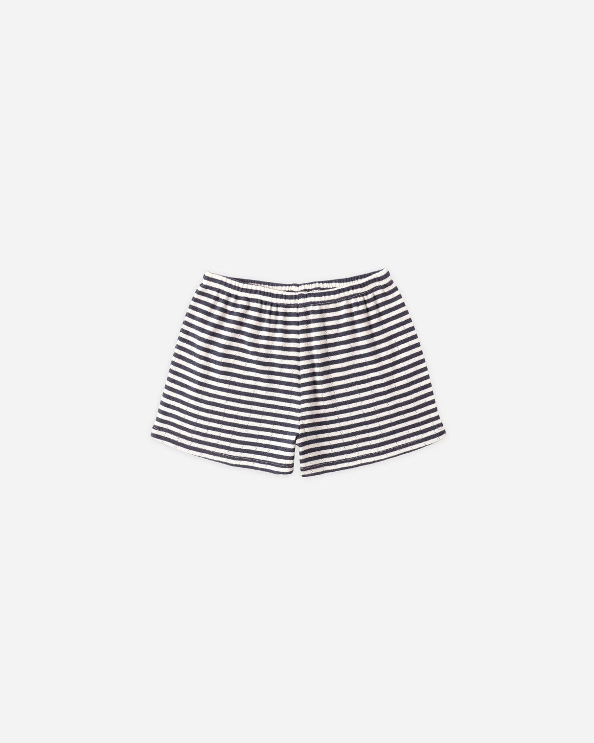 Rylee + Cru Pointelle Shorts - Navy Stripe