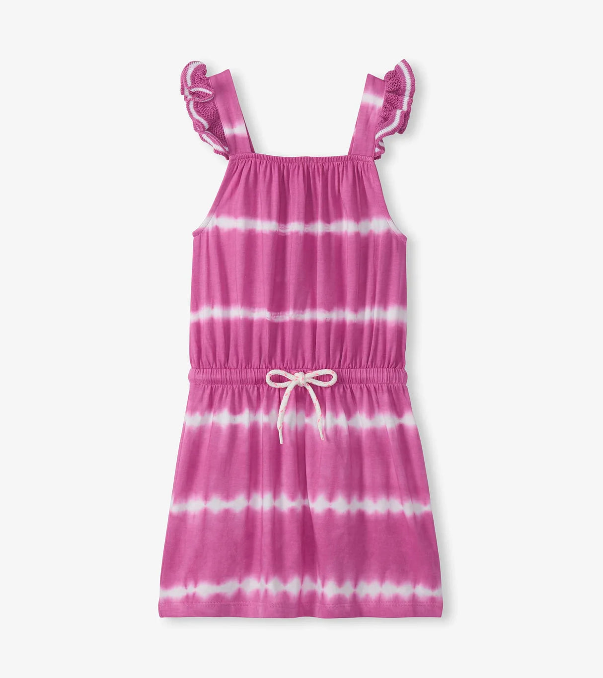 Crochet Sleeve Dress - Purple Orchid Tie Dye