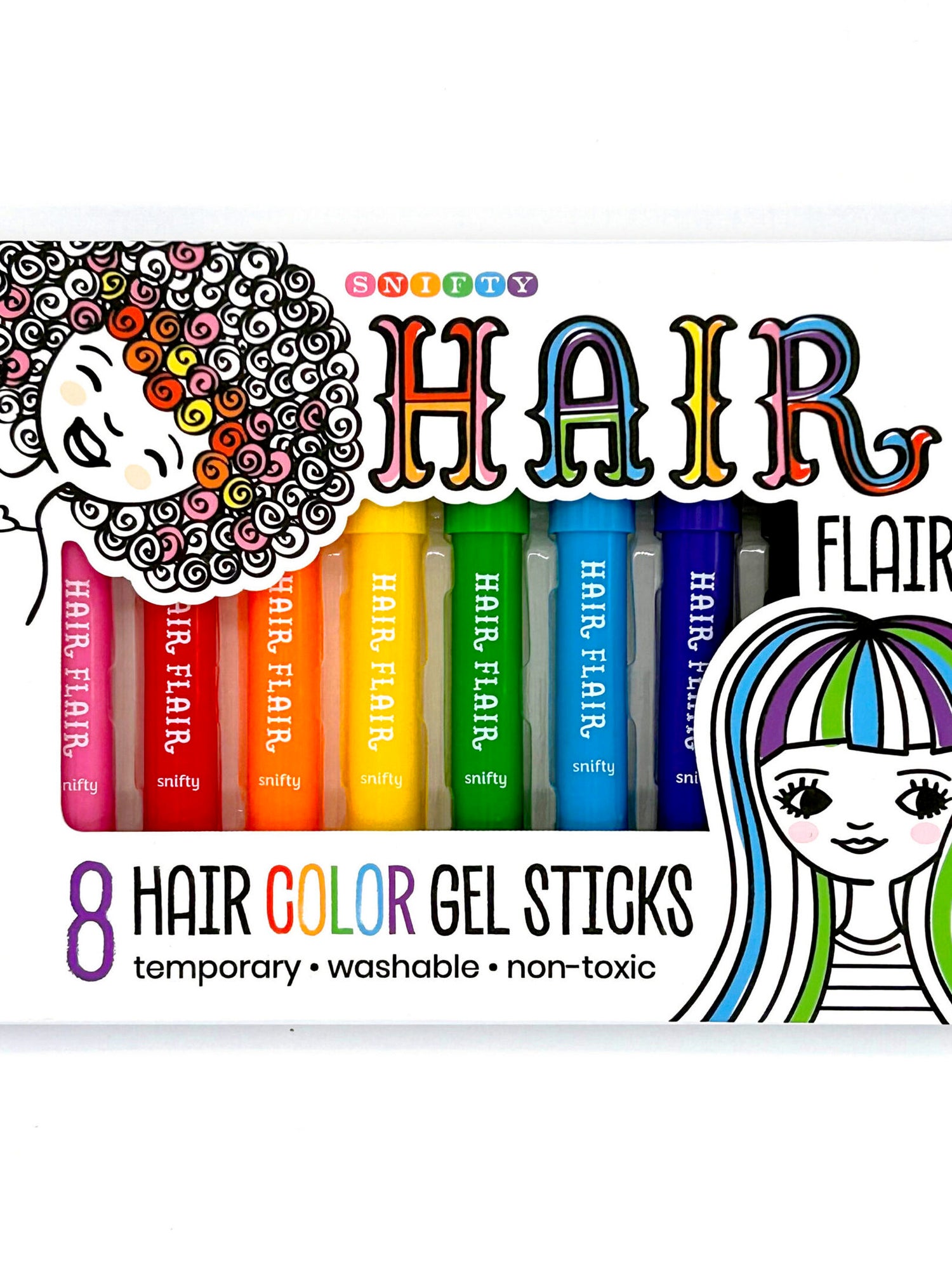 Hair Flair Color Gel Sticks - Metallic