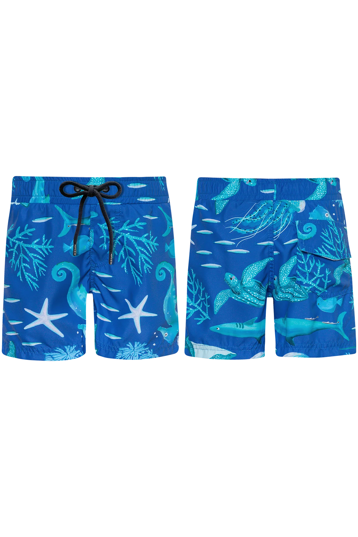 Pepita & Me Swim Short - Fiesta en el Mar Azul Morado FINAL SALE