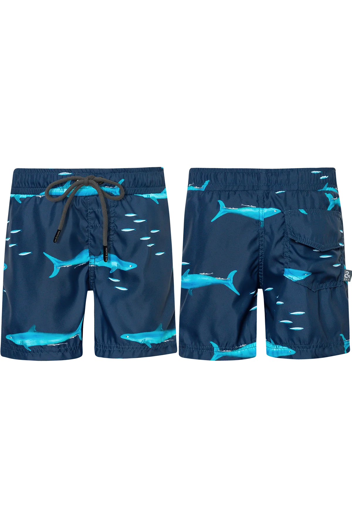 Pepita & Me Swim Short - Leo y Remora Deep Blue FINAL SALE