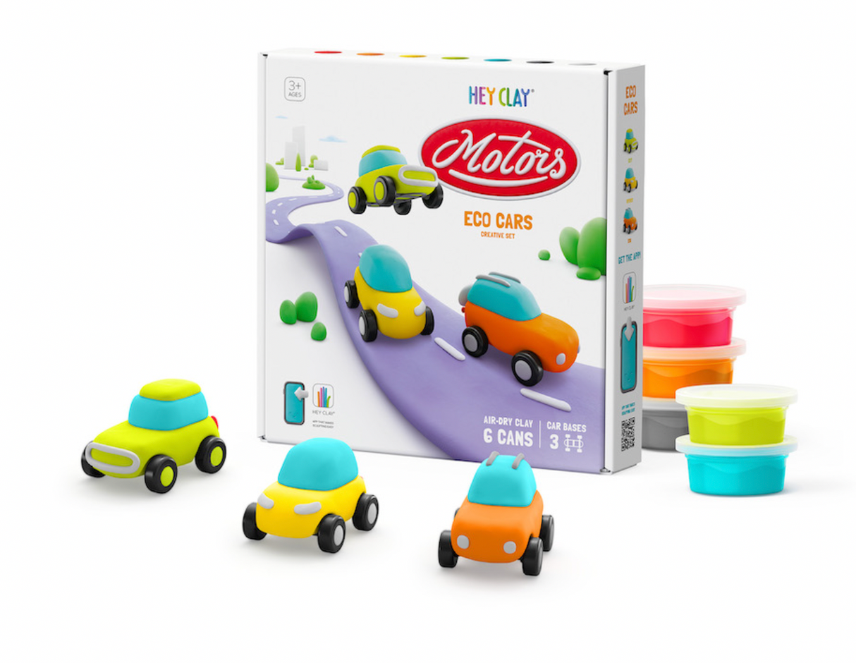 Hey Clay Set - Eco Cars