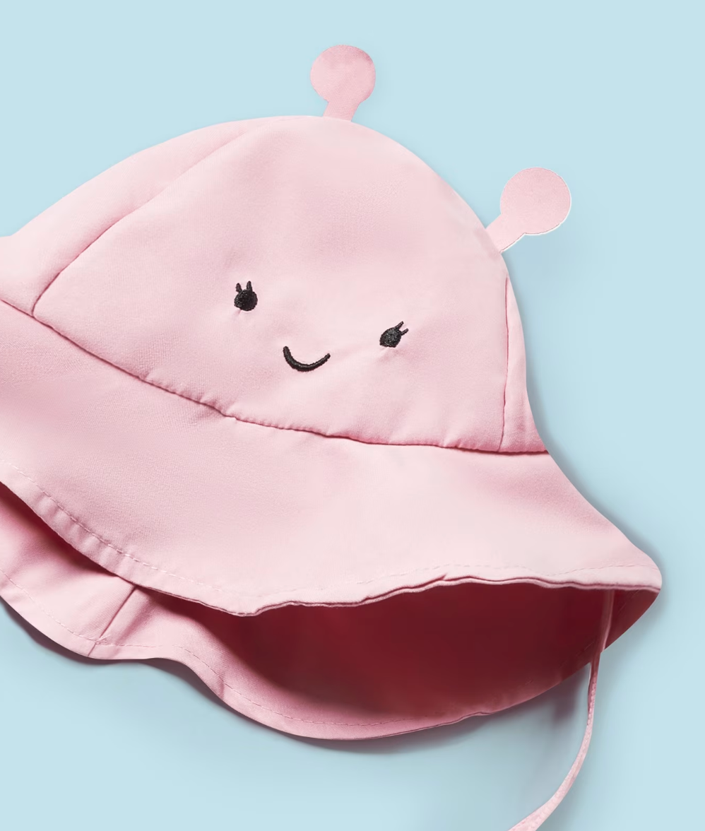 Swimmie and Sunhat - Pink Stripe FINAL SALE