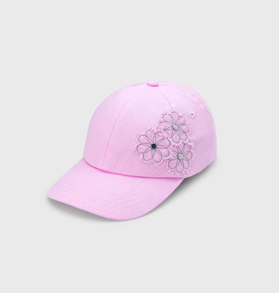 Flower Baseball Hat - Orchid