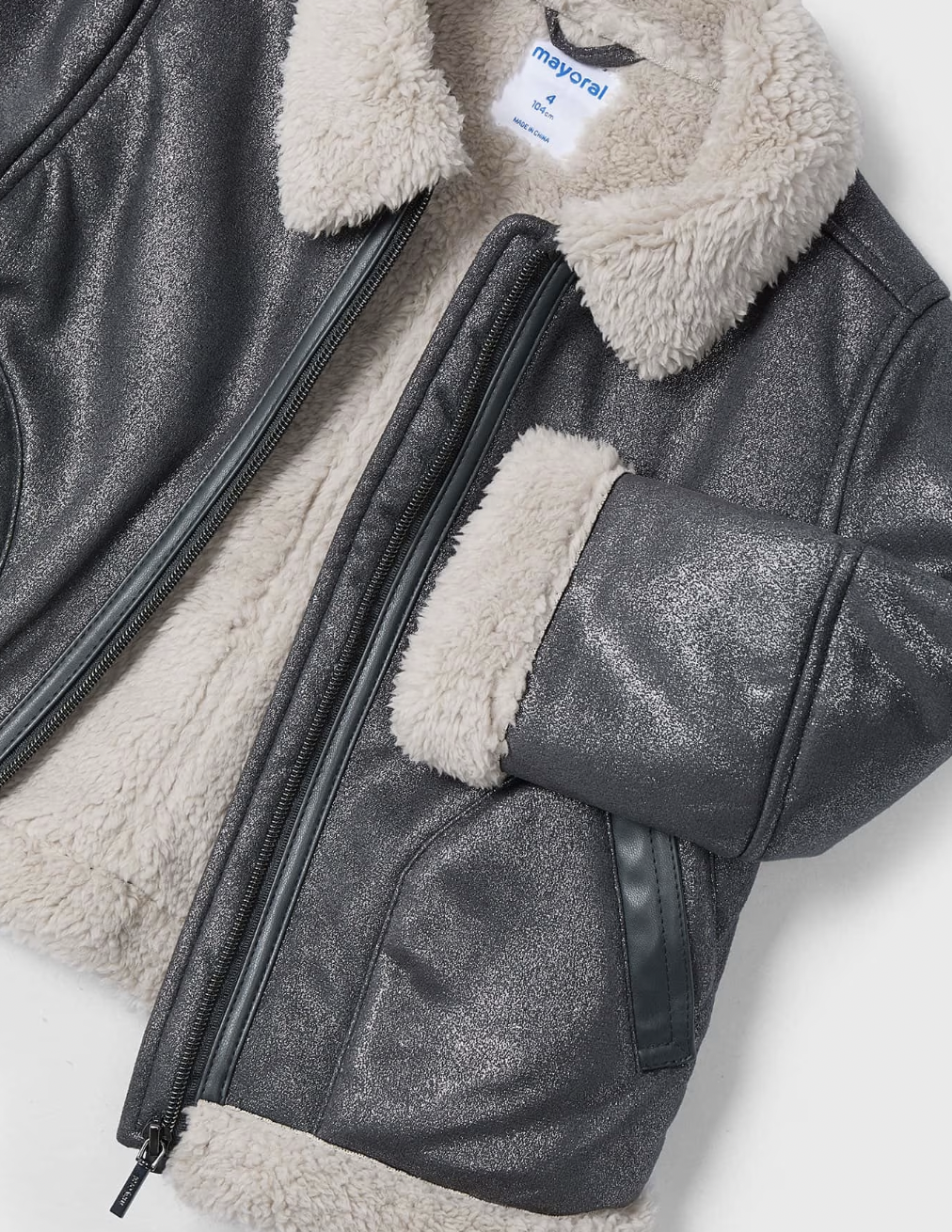 Bomber Jacket - Charcoal Shimmer FINAL SALE