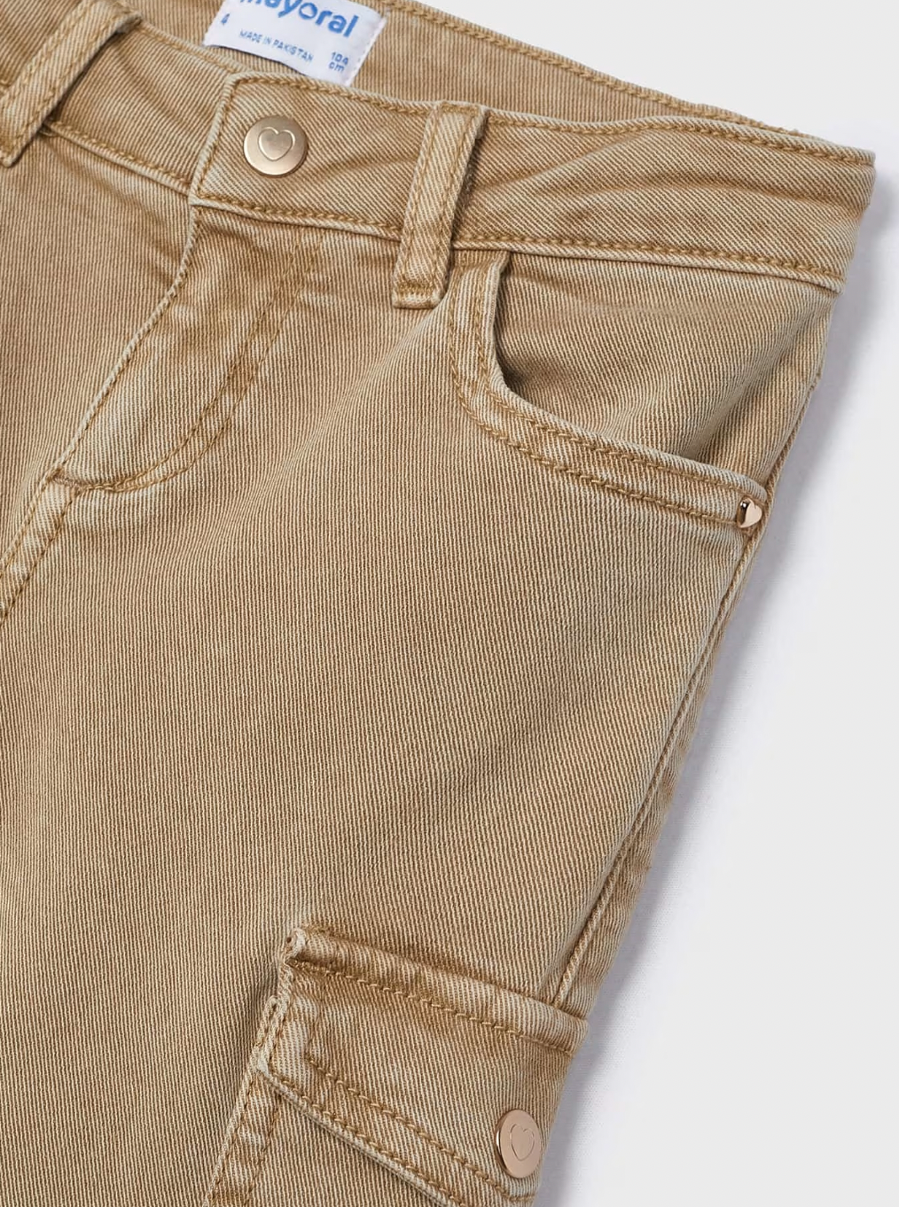 Flared Cargo Jeans - Sand FINAL SALE