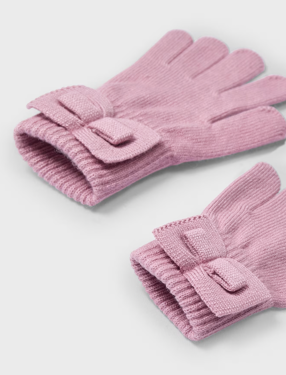 Bow Gloves - Rosy