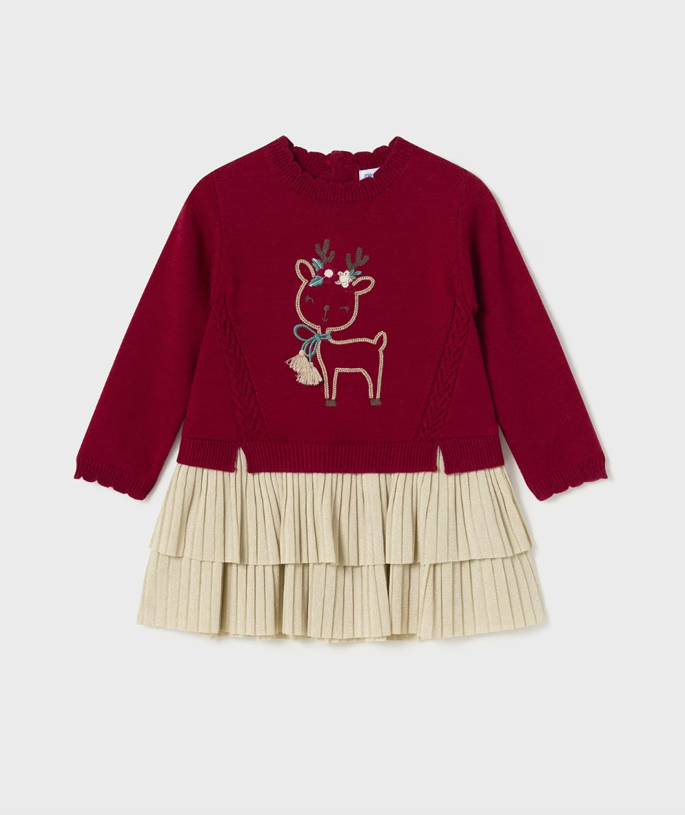 Sweater Dress - Deer FINAL SALE
