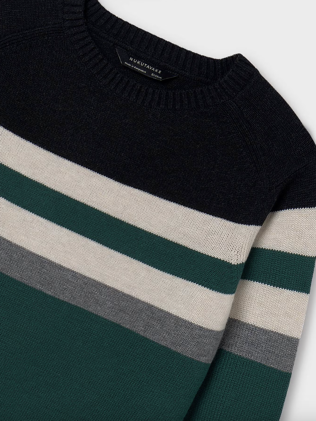 Colorblock Sweater - Evergreen FINAL SALE