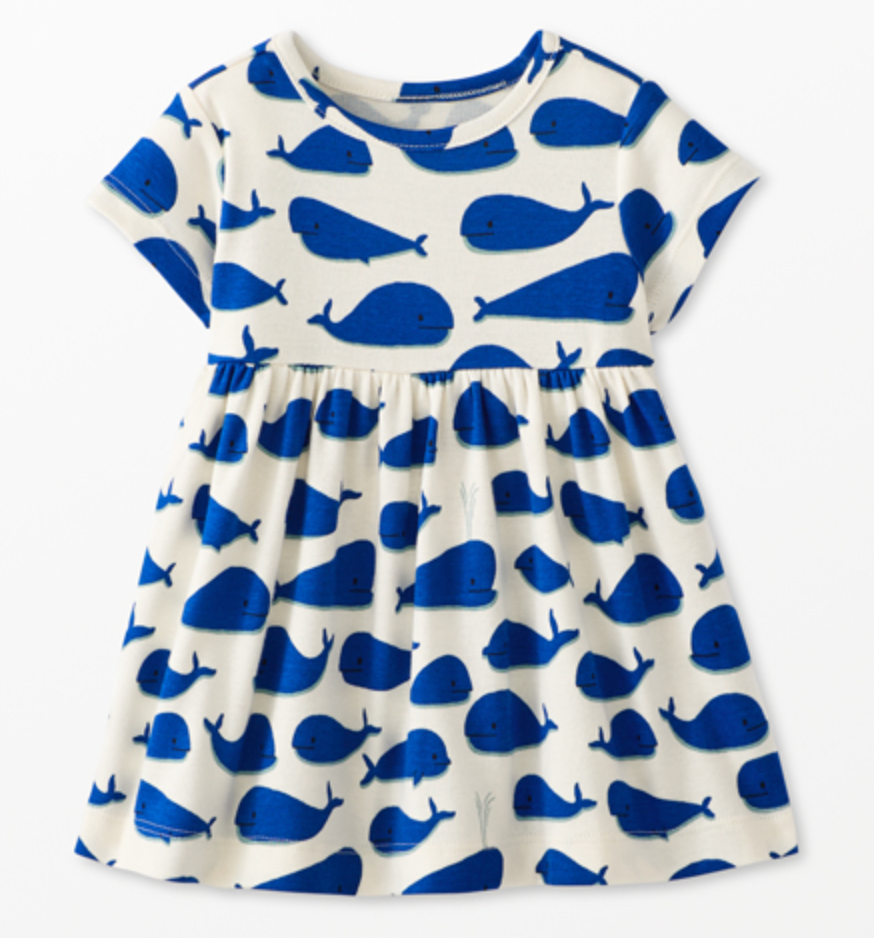 Hanna Andersson Playtime Dress - Whales