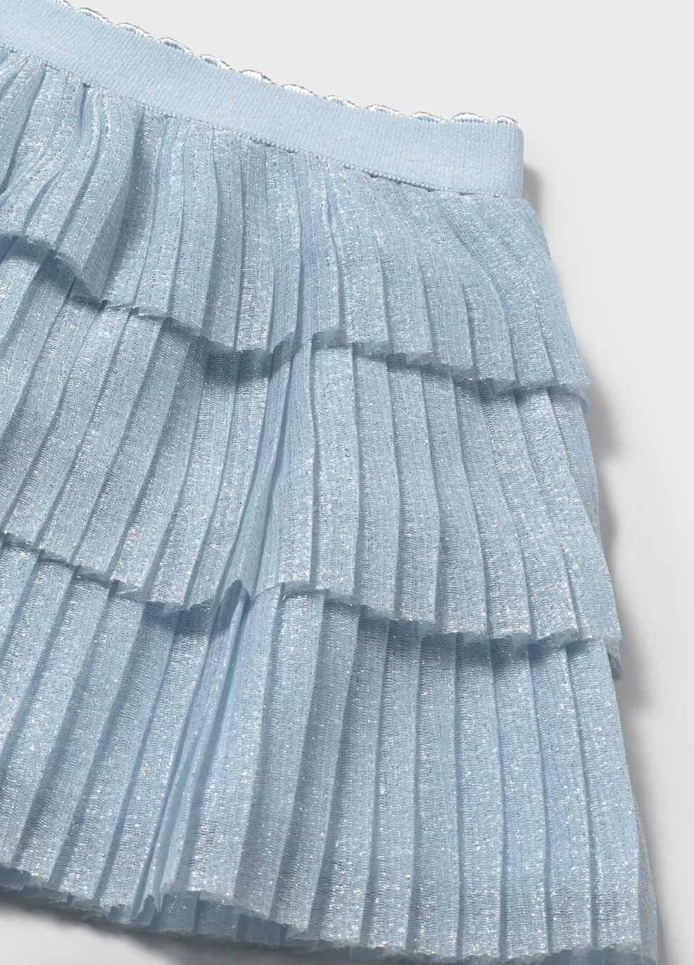 Pleated Tulle Skirt - Sky FINAL SALE