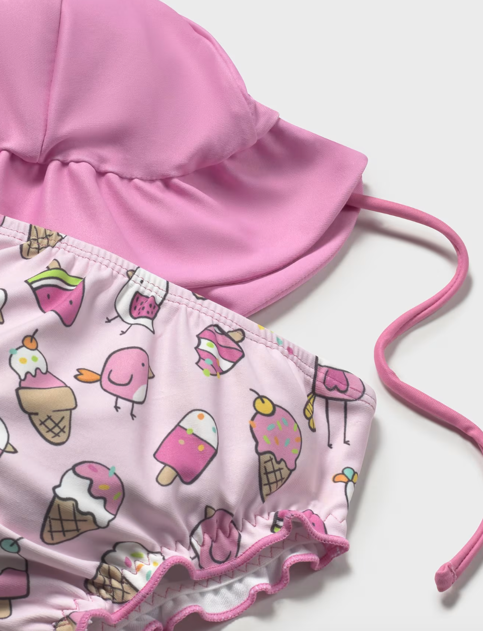 Swim Outfit and Hat - Bubblegum FINAL SALE