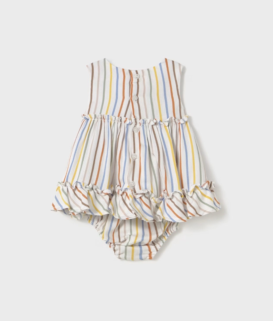 Ruffle Tank Dress - Stripes FINAL SALE