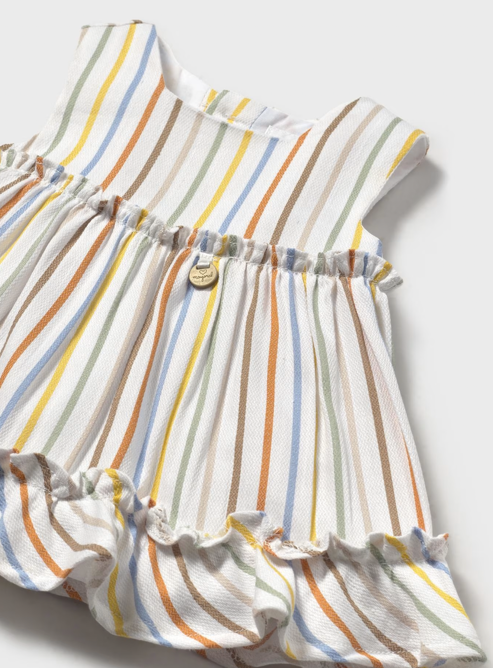 Ruffle Tank Dress - Stripes FINAL SALE