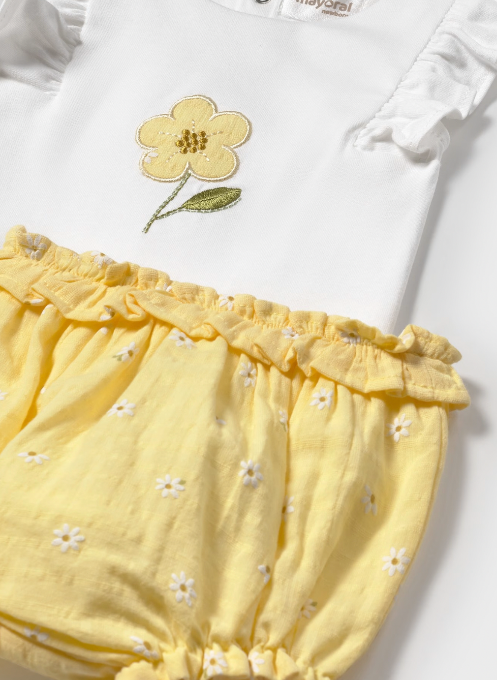 Flutter Applique Tee and Bloomer - Flower FINAL SALE
