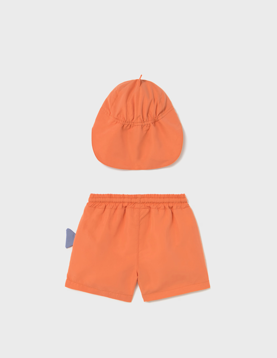 Swim Trunk and Hat - Shark FINAL SALE