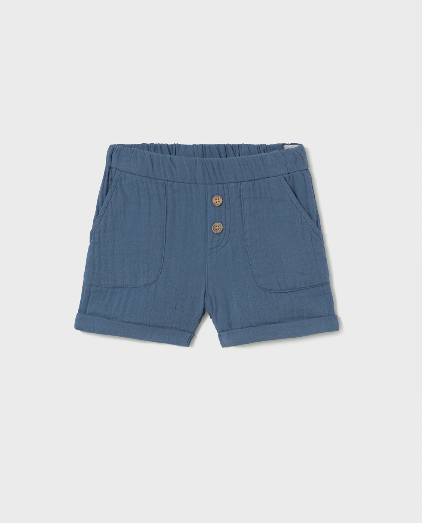 Muslin Shorts - Blue FINAL SALE