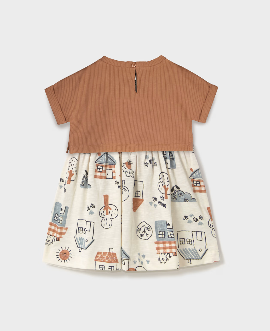 Tank Dress and Tee - Toffee FINAL SALE