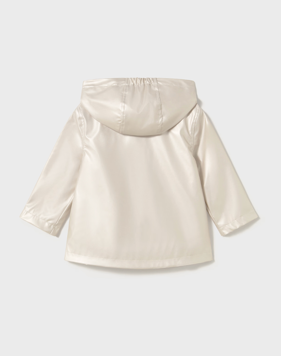 Hooded Raincoat - Pearl FINAL SALE