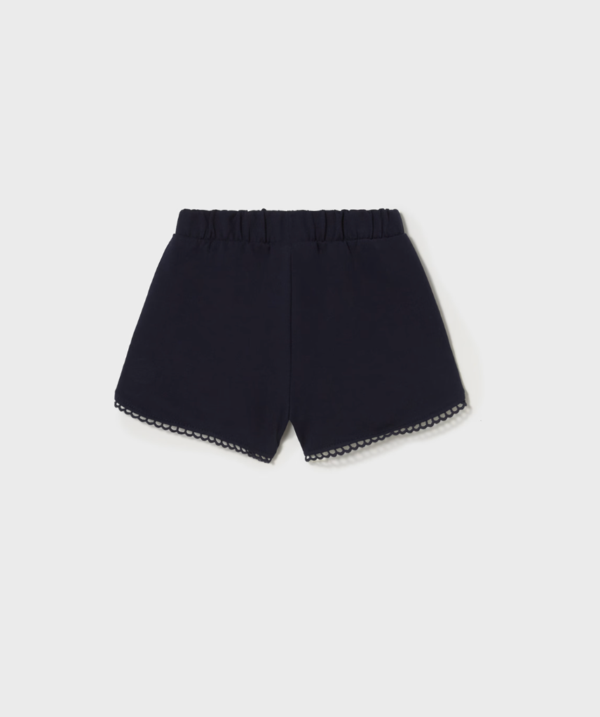 Scalloped Shorts - Navy FINAL SALE