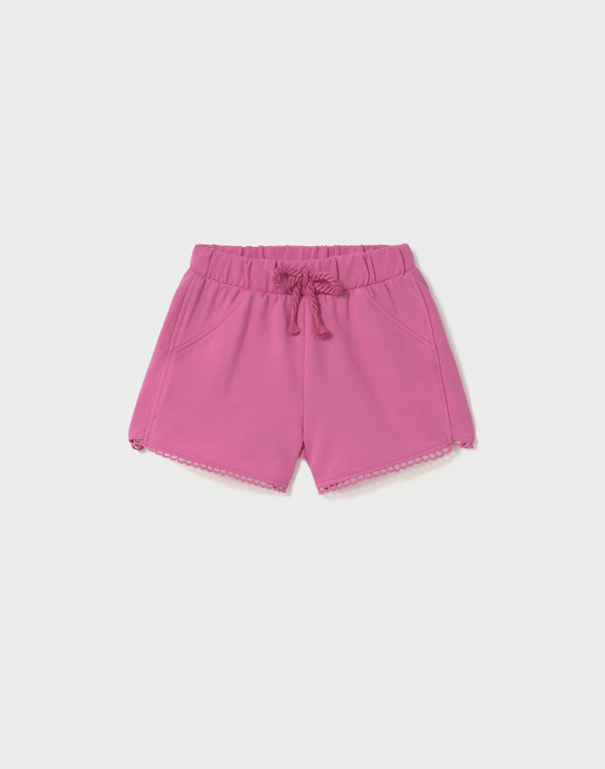 Scalloped Shorts - Fuchsia FINAL SALE