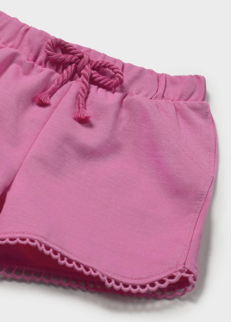 Scalloped Shorts - Fuchsia FINAL SALE