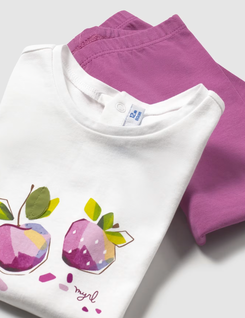 Graphic Tee and Leggings - Cherry FINAL SALE