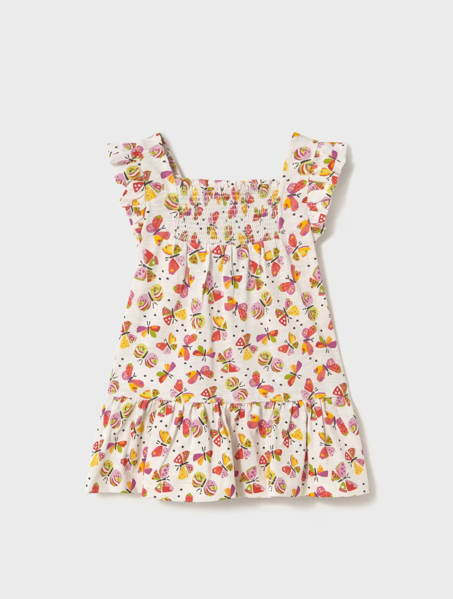 Smocked Dress - Butterflies FINAL SALE