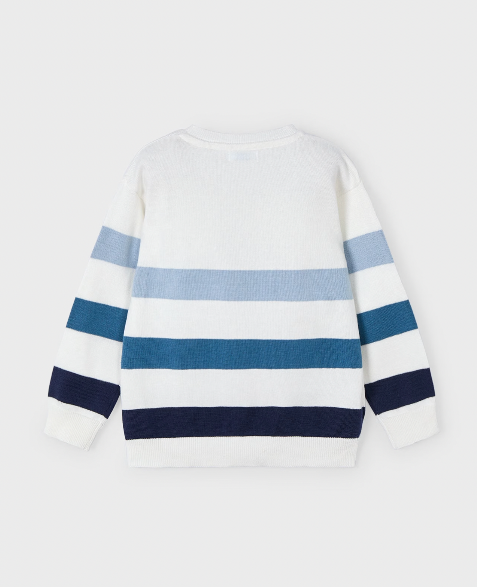 Classic Sweater - Blue Stripes FINAL SALE