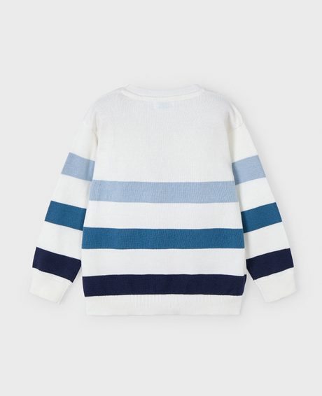 Classic Sweater - Blue Stripes FINAL SALE