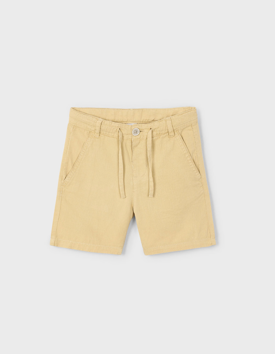 Linen Blend Shorts - Cookie FINAL SALE