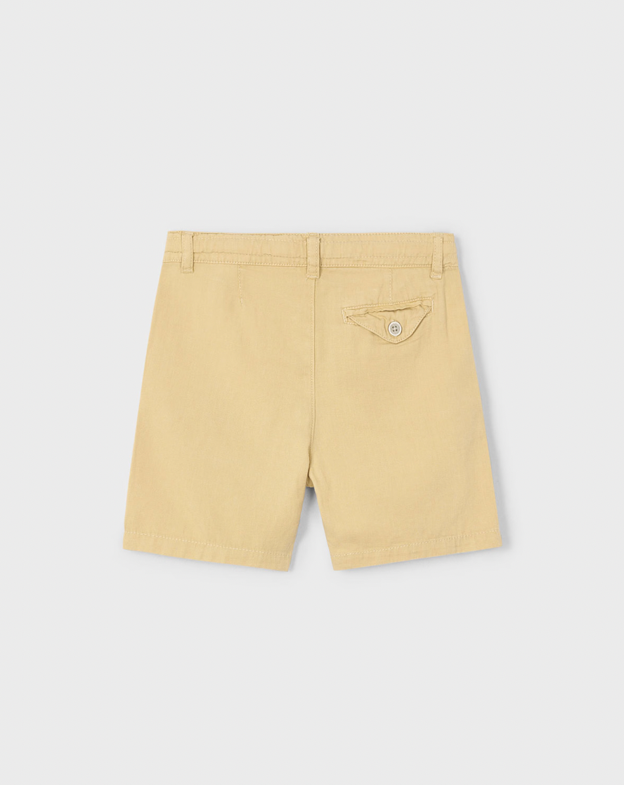 Linen Blend Shorts - Cookie FINAL SALE