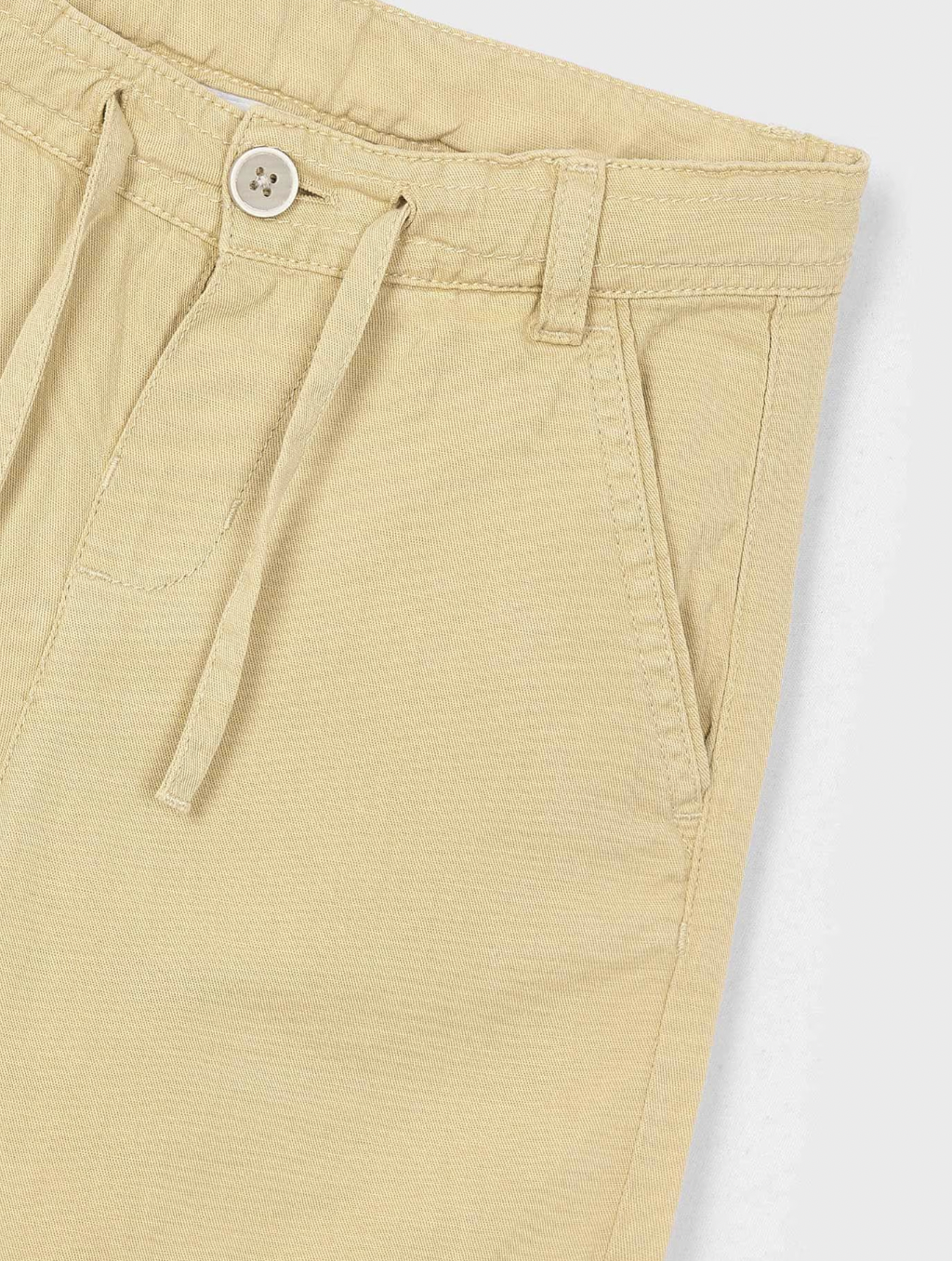 Linen Blend Shorts - Cookie FINAL SALE