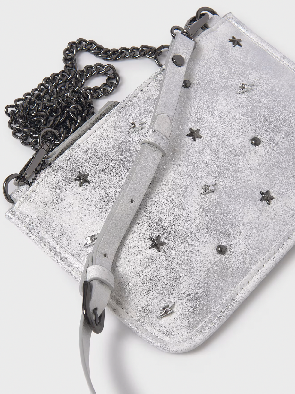 Cross Body Bag - Silver FINAL SALE